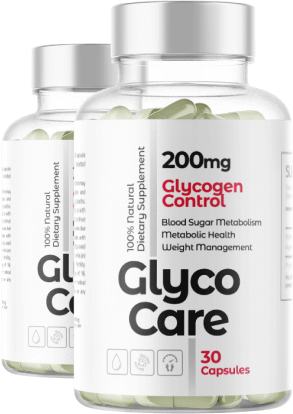 Two bottles of Glyco Care supplement